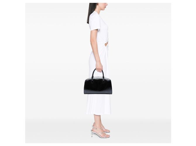 Borsa Louis Vuitton Electric Epi Pont Neuf PM Nera Nero - vista 5