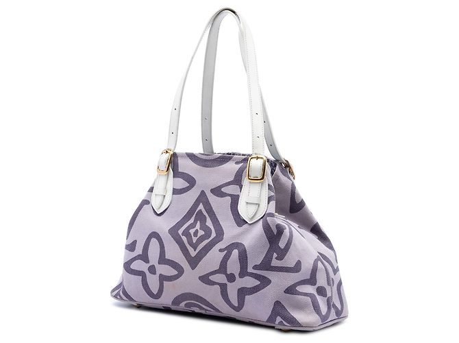 Borsa Tote Louis Vuitton Monogram Tahitienne PM Viola Porpora - vista 2