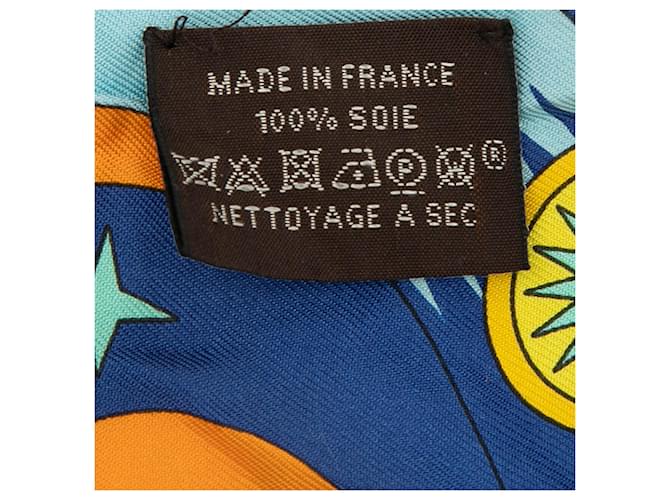 Hermès La Source de Pegase Seidentuch Twilly Orange - Ansicht 4