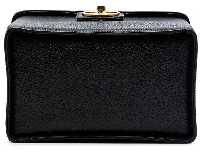 Borsa vanity Chanel CC Caviar Turnlock nera Nero - Ansicht 3
