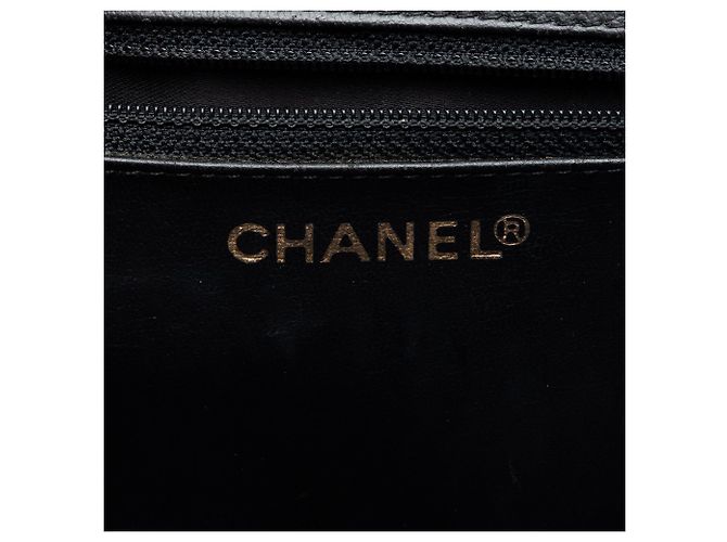 Borsa vanity Chanel CC Caviar Turnlock nera Nero - Ansicht 5