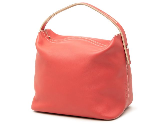 Orangefarbene LOEWE Lederhandtasche - Ansicht 2