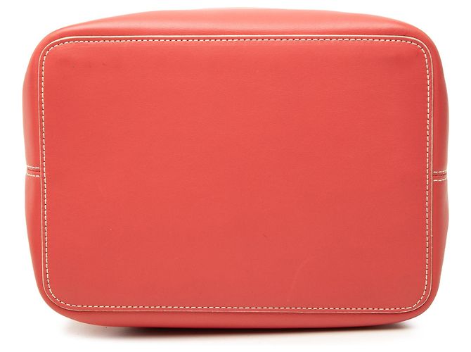 Orangefarbene LOEWE Lederhandtasche - Ansicht 3