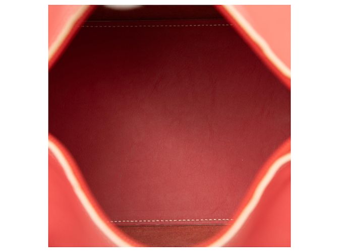 Orangefarbene LOEWE Lederhandtasche - Ansicht 4