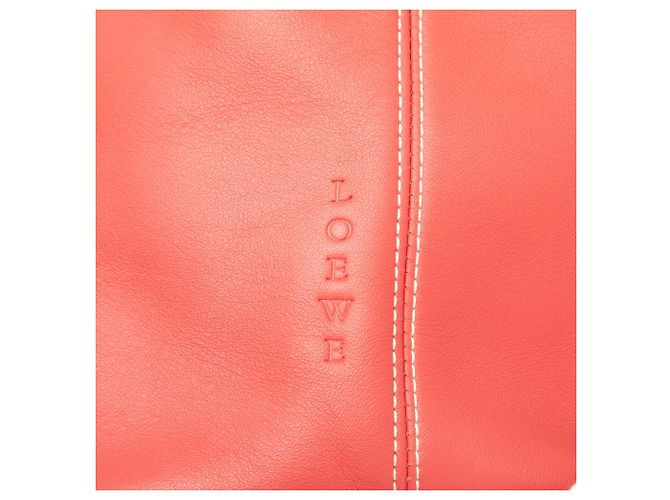 Orangefarbene LOEWE Lederhandtasche - Ansicht 5