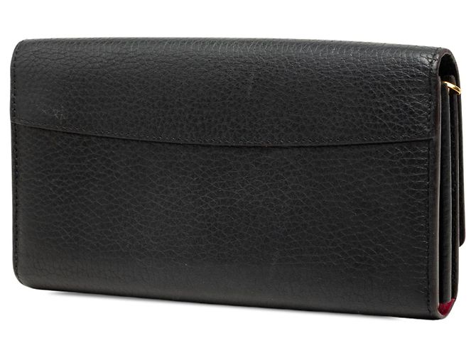 Cartera larga Louis Vuitton Taurillon Capucines negra Negro - vista 2