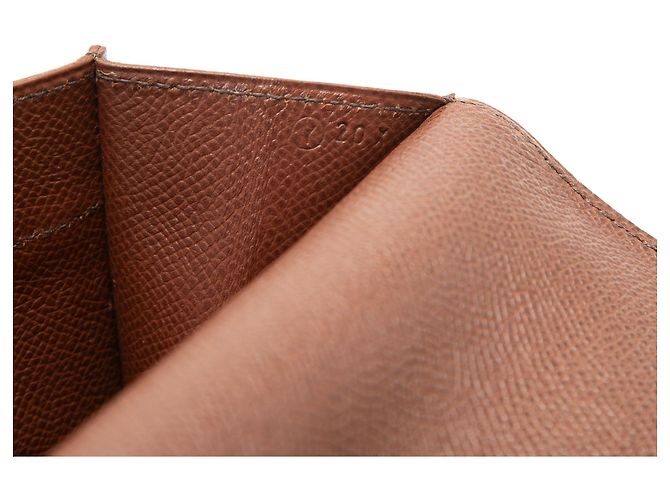Pochette clutch Hermès Courchevel Jet marrone - vista 6