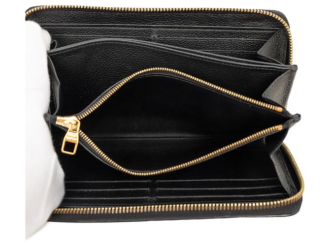 Cartera larga Zippy Monogram Empreinte negra Louis Vuitton Negro - vista 4