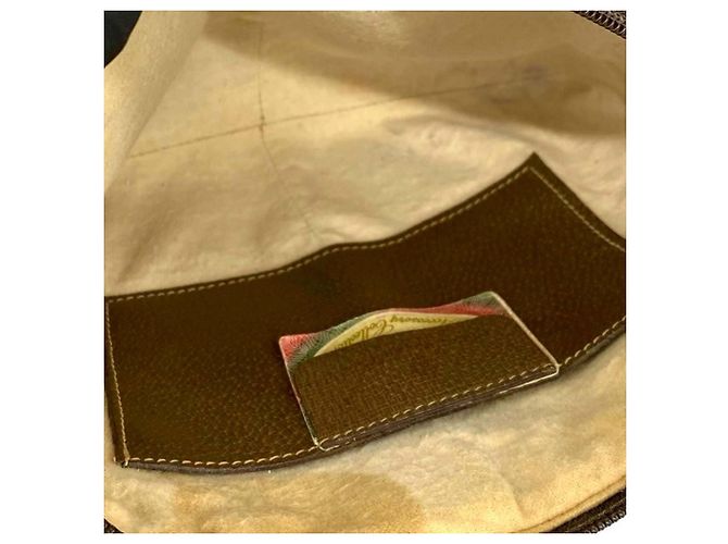 Borsa a tracolla Gucci GG Supreme Web beige - vista 4