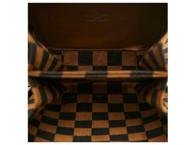 Borsa Louis Vuitton Damier Colors Valisette Verticale Grigia Grigio - vista 5