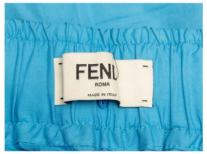 Falda con cordón Blue & White Fendi Talla US S Azul - vista 4