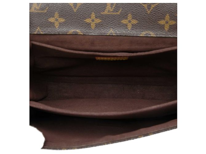 Borsa Louis Vuitton Monogram Pochette Metis marrone - vista 4