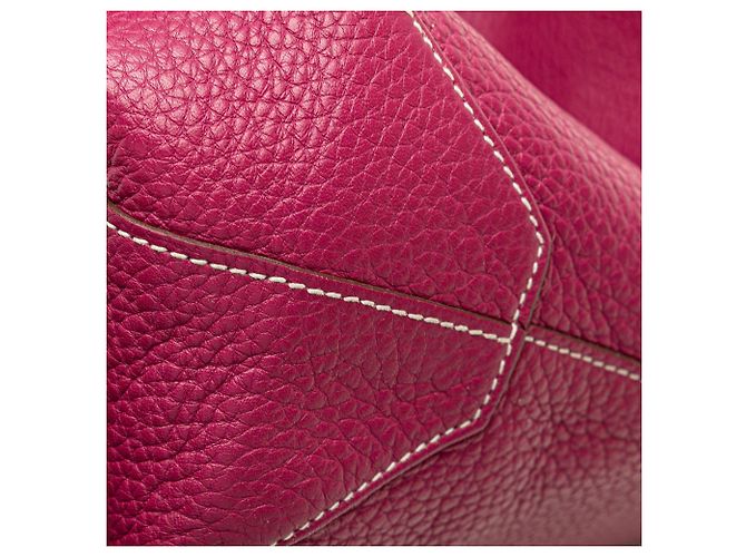 Borsa Tote Hermès Clemence Double Sens 36 rosa - vista 7