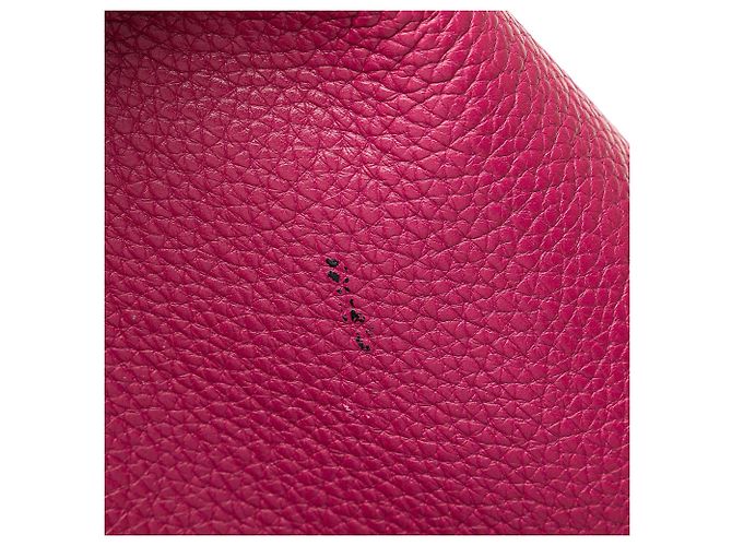 Borsa Tote Hermès Clemence Double Sens 36 rosa - vista 9