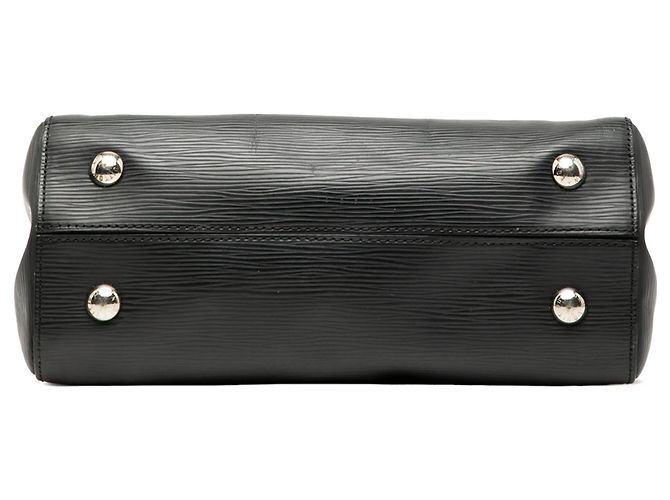 Borsa Louis Vuitton Epi Marly BB nera Nero - vista 3
