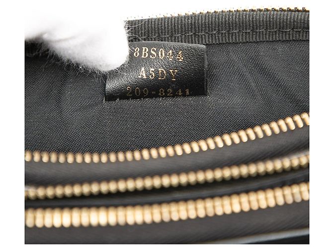 Borsa a tracolla Fendi Easy 2 Baguette in pelle nera Nero - vista 7