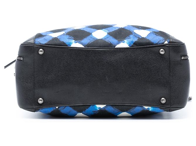 Borsa da viaggio Round Trip in tela stampata e caviar nero Chanel - vista 3
