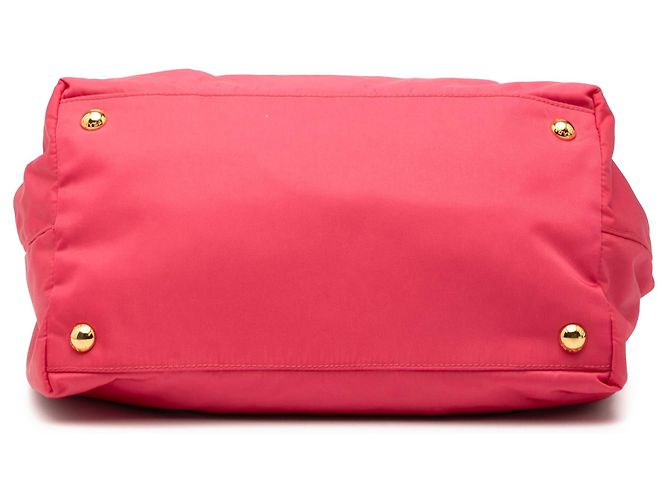 Tote Prada Tessuto Fiocco Bow Rosa - vista 3