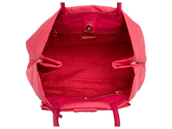 Tote Prada Tessuto Fiocco Bow Rosa - vista 4