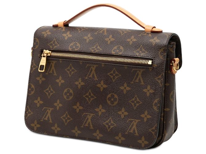 Borsa Louis Vuitton Monogram Pochette Metis marrone - vista 2