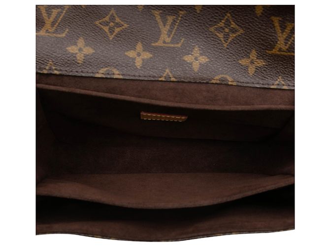 Borsa Louis Vuitton Monogram Pochette Metis marrone - vista 4