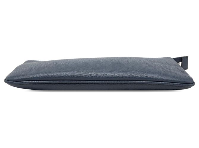 Pochette da polso Swing in pelle martellata blu Gucci - vista 3