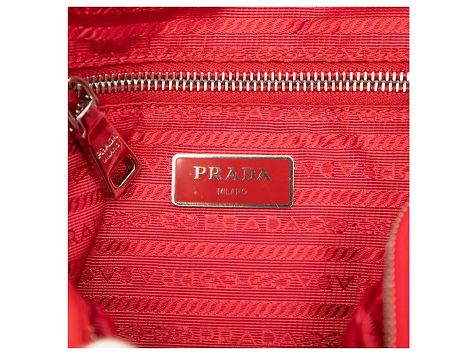 Rucksack Prada Impuntu Tessuto rot - Ansicht 5