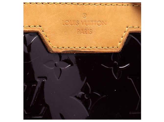 Borsa Louis Vuitton Monogram Vernis Brea MM viola Porpora - vista 5