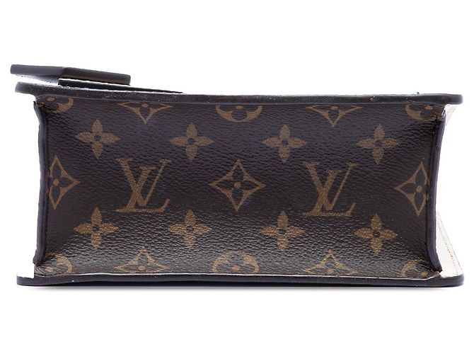 Borsa Louis Vuitton Monogram Vernis Spring Street blu - vista 3