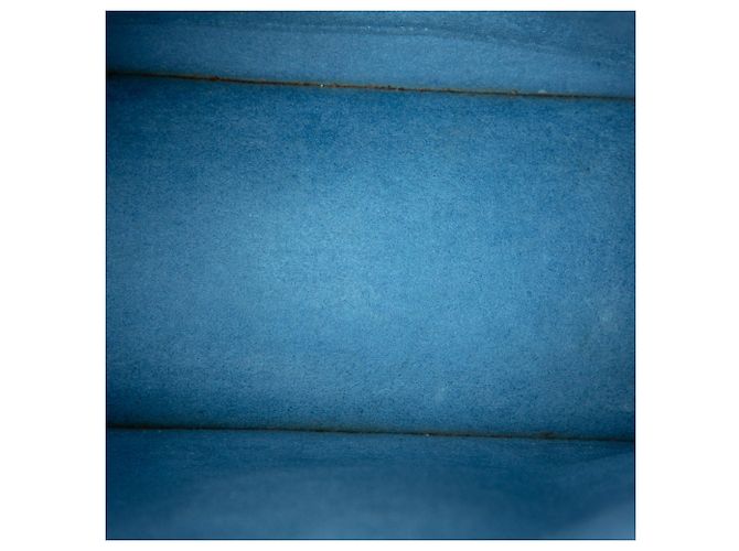 Borsa Louis Vuitton Monogram Vernis Spring Street blu - vista 4