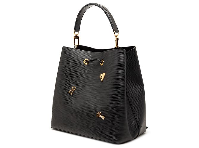 Borsa a secchiello Neonoe Epi Love Lock nera Louis Vuitton Nero - vista 2
