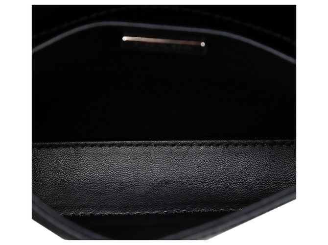 Borsa a tracolla con patta Sybille in pelle Spazzolato nera Prada Nero - vista 4