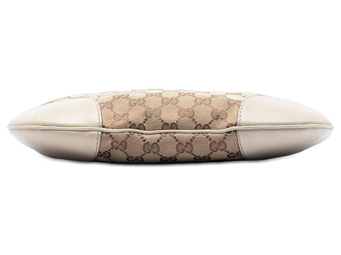 Borsa a tracolla Gucci GG Canvas Web Beige - vista 3