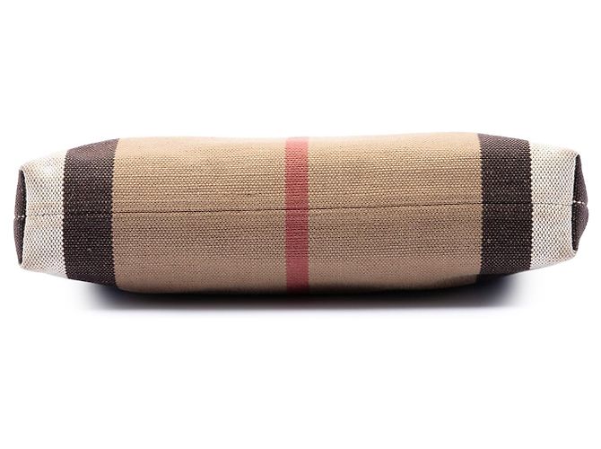 Borsa a tracolla Farley in tela Mega Check Burberry marrone - vista 3
