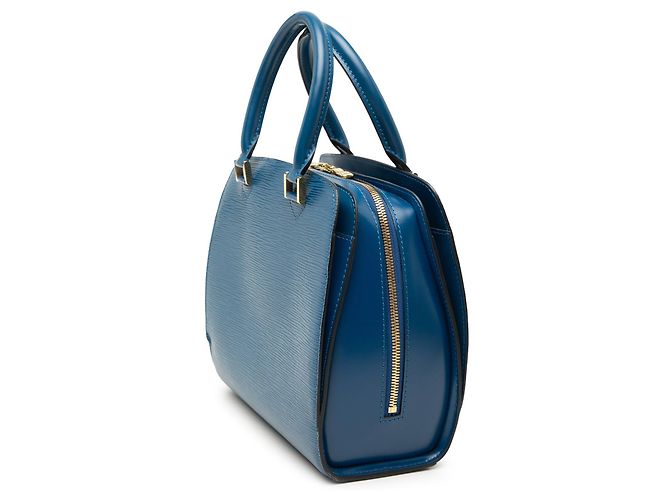 Borsa Louis Vuitton Epi Pont Neuf PM Blu - vista 2
