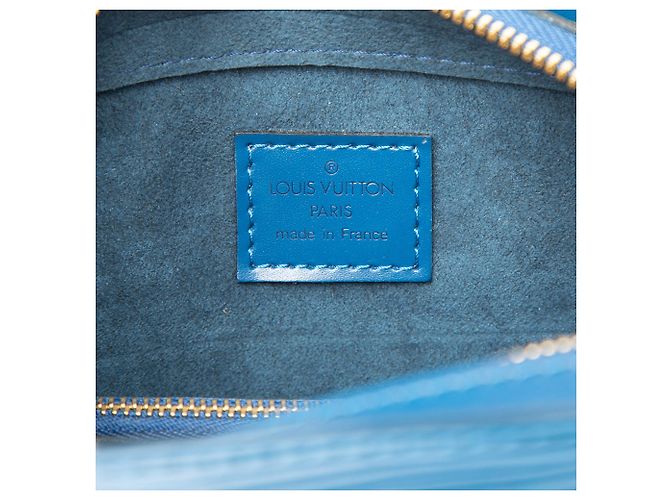 Borsa Louis Vuitton Epi Pont Neuf PM Blu - vista 5
