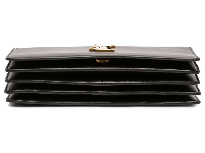 Piccola borsa a tracolla Dylan in pelle di vitello nera Saint Laurent Nero - vista 3