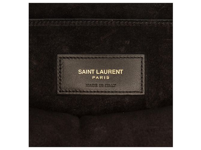 Piccola borsa a tracolla Dylan in pelle di vitello nera Saint Laurent Nero - vista 5
