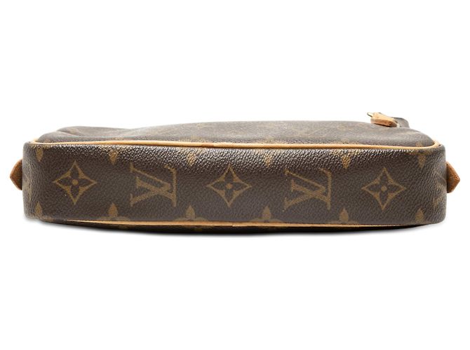 Borsa a tracolla marrone Louis Vuitton Monogram Pochette Marly Bandouliere - vista 3