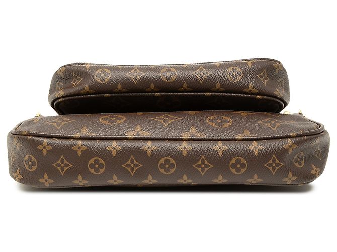 Borsa Louis Vuitton Monogram Multi Pochette Accessoires Marrone - vista 3
