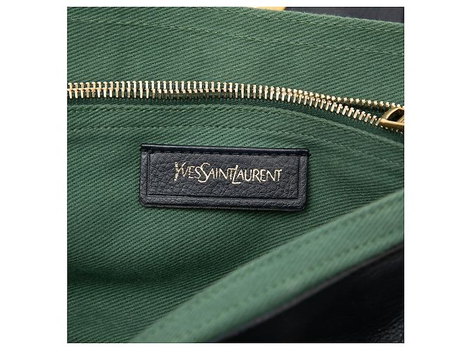 Piccola borsa Muse in pelle nera Saint Laurent Nero - vista 5