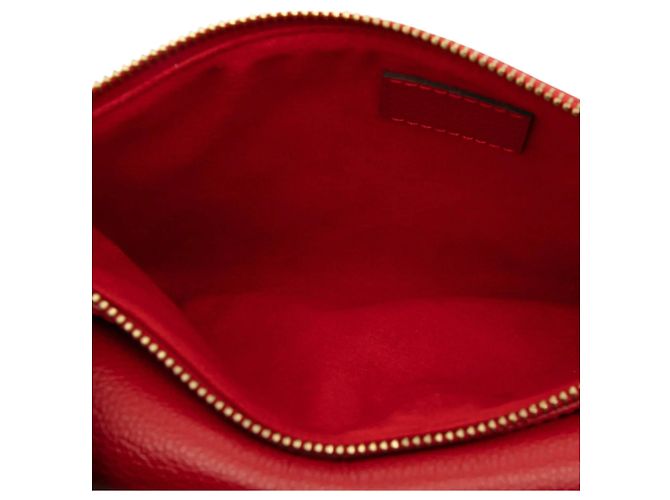 Borsa a tracolla Louis Vuitton Monogram Empreinte Twice rossa Rosso - vista 5