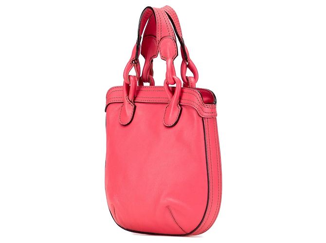 Borsa Fiesta in pelle rosa LOEWE - vista 2