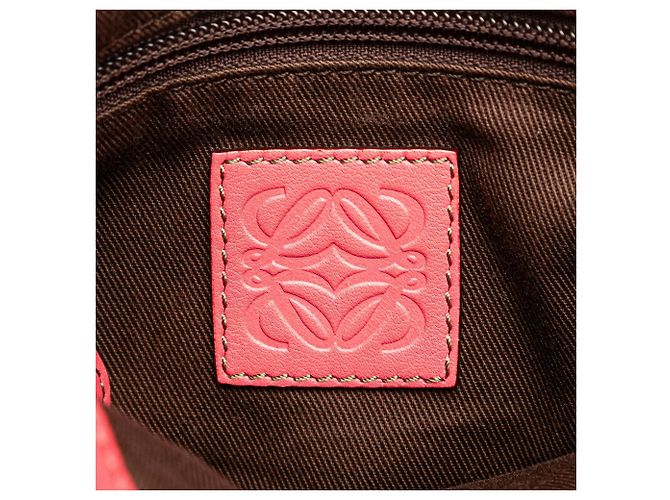 Borsa Fiesta in pelle rosa LOEWE - vista 5