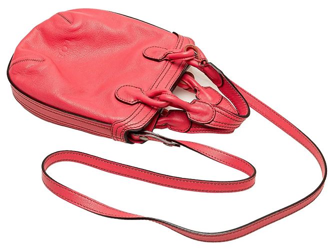 Borsa Fiesta in pelle rosa LOEWE - vista 9