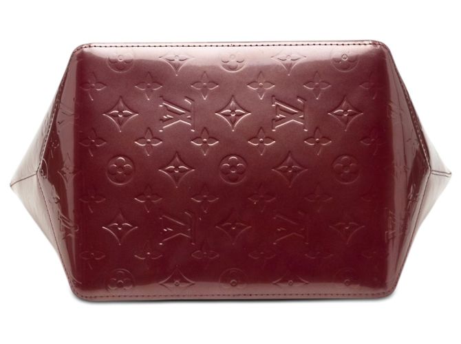Borsa Louis Vuitton Monogram Vernis Bellevue PM Viola Porpora - vista 3