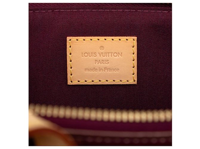 Borsa Louis Vuitton Monogram Vernis Bellevue PM Viola Porpora - vista 5