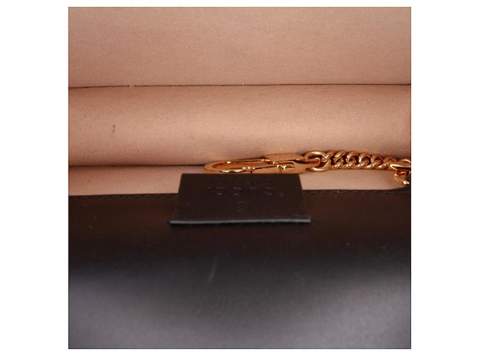 Borsa a tracolla Gucci Super Mini Sylvie in pelle di vitello Web nera Nero - vista 6