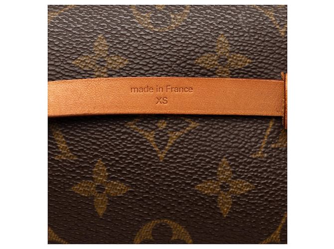 Borsa a tracolla Louis Vuitton Monogram Pochette Florentine marrone - vista 7