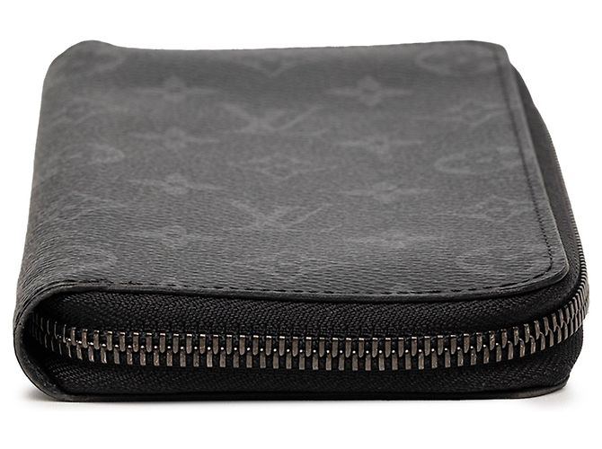 Cartera Zippy Vertical Monogram Eclipse negra Louis Vuitton Negro - vista 3